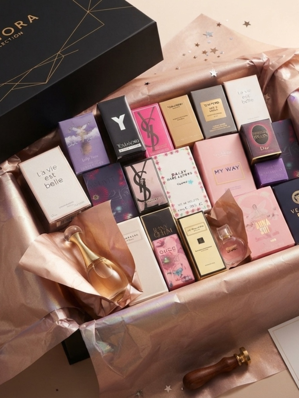 MYSTERY Versace Dior Chanel Luxury Mini Perfume Gift Set 5 for $60 sale Sephora